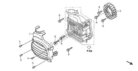 Tutte le parti per il Ventola Di Raffreddamento E Coperchio Della Ventola del Honda NPS 50 2005