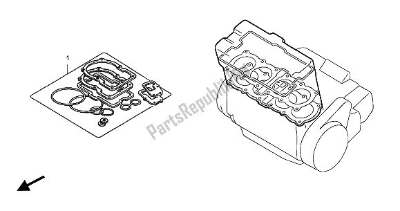 Tutte le parti per il Kit Di Guarnizioni Eop-1 A del Honda CBR 600 FR 2002