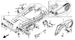 SWINGARM & CHAIN CASE