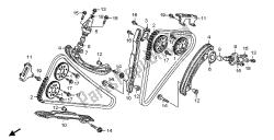 cadena de levas y tensor