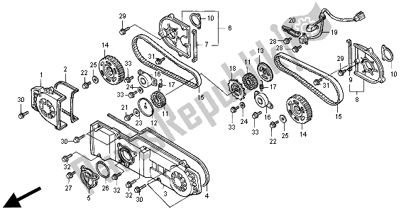 Todas las partes para Portada de Honda GL 1500 SE 2000