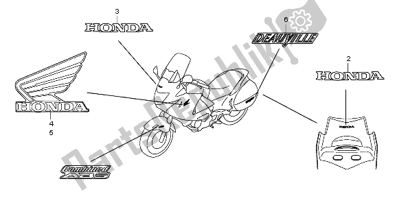 Todas las partes para Marca de Honda NT 700V 2006