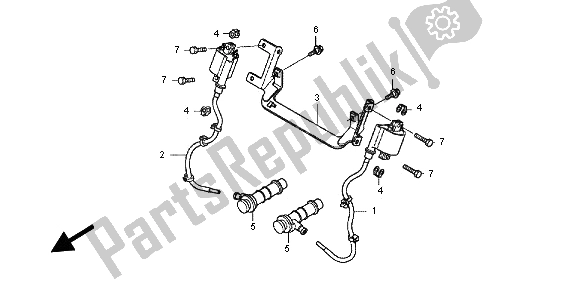 Tutte le parti per il Bobina Di Accensione del Honda NC 700X 2012