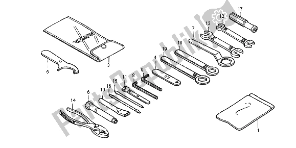 Todas las partes para Herramienta de Honda CB 1300X4 1997