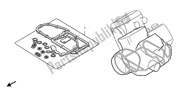 Toutes les pièces pour le Kit De Joint Eop-2 B du Honda VF 750C 1994