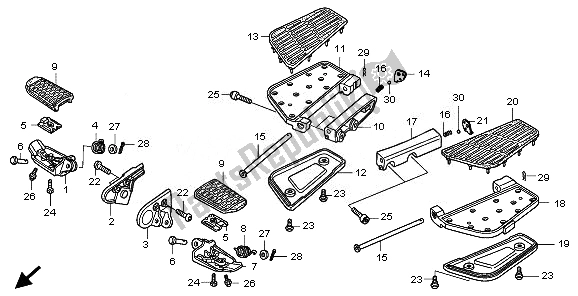 Todas las partes para Paso de Honda GL 1800 2010