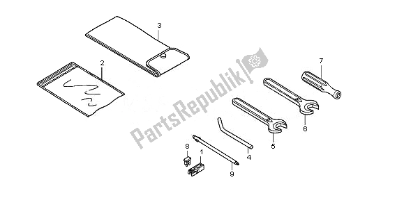 All parts for the Tools of the Honda SH 125R 2011