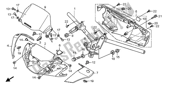 All parts for the Handle Pipe & Handle Cover of the Honda SH 125R 2011