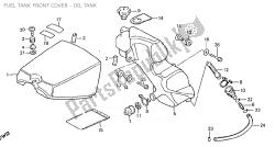 FUEL TANK FRONT COVER - OIL TANK