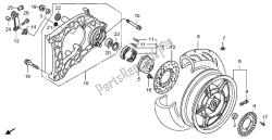 roue arrière et bras oscillant