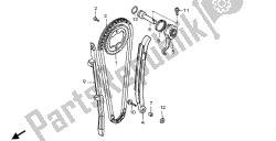 cadena de levas y tensor