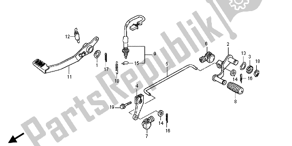 Wszystkie części do Peda? Honda CBR 125 RS 2013