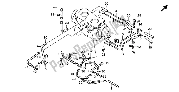 Tutte le parti per il Tubing del Honda GL 1500 SE 1995