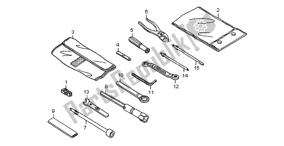 Todas las partes para Herramientas de Honda ST 1300 2008