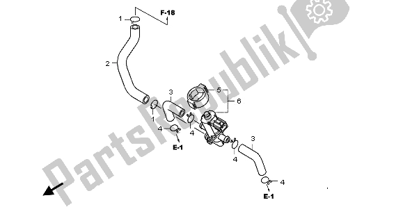 Alle onderdelen voor de Injectie Regelklep van de Honda CBR 1000 RR 2009