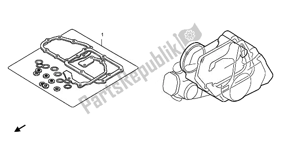 All parts for the Eop-2 Gasket Kit B of the Honda ANF 125 2010