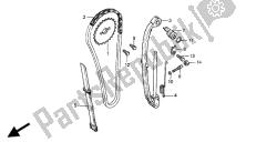 cadena de levas y tensor