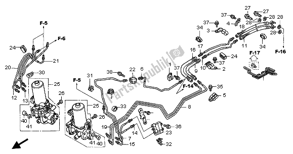 Toutes les pièces pour le Soupape De Commande De Proportion du Honda GL 1800A 2002