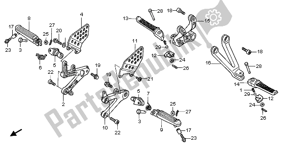 Todas las partes para Paso de Honda CBR 900 RR 2003