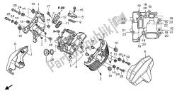 tampa da cabeça do cilindro frontal