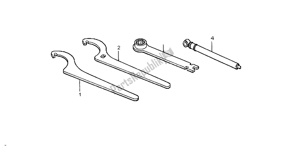 Todas las partes para Herramientas de Honda CR 80 RB LW 1999