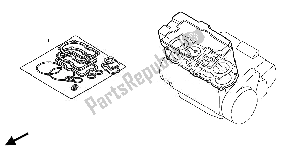 All parts for the Eop-1 Gasket Kit A of the Honda CBR 600 RR 2011