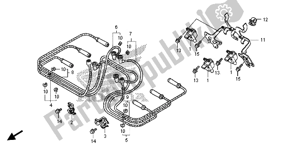 Todas las partes para Bobina De Encendido de Honda GL 1800B 2013