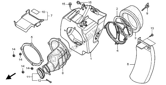 Todas las partes para Filtro De Aire de Honda CR 80R SW 1996