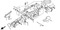 bras oscillant et boîtier de chaîne