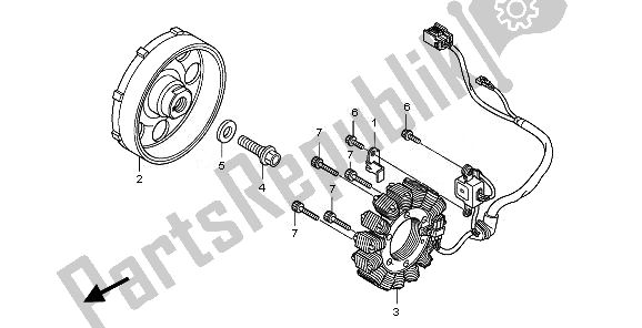 Todas las partes para Generador de Honda CBR 1000 RR 2011