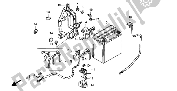 Tutte le parti per il Batteria del Honda ST 1100 1995