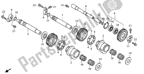 Toutes les pièces pour le Balancier du Honda CBR 1100 XX 2006