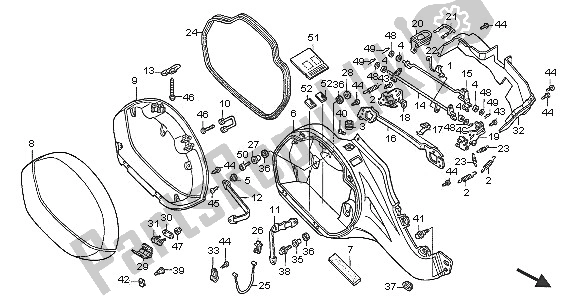 Todas las partes para R. Alforja de Honda NT 650V 2005