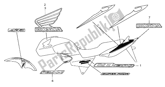 Wszystkie części do Znak Honda CB 1300 2005