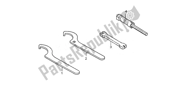 Todas las partes para Herramientas de Honda CRF 150R SW 2008