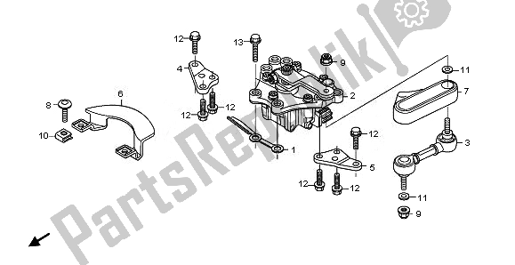 Tutte le parti per il Ammortizzatore Di Sterzo del Honda CBR 600 RR 2008