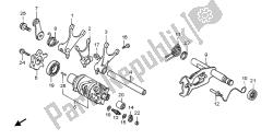 tambour de changement et fourchette de changement