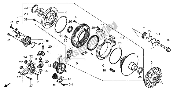 Tutte le parti per il Faccia Di Guida del Honda NSS 250A 2010