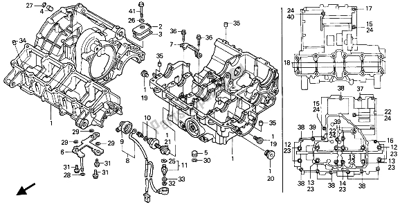 Wszystkie części do Korbowód Honda CBR 1000F 1991