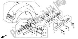 REAR FENDER & GRAB RAIL