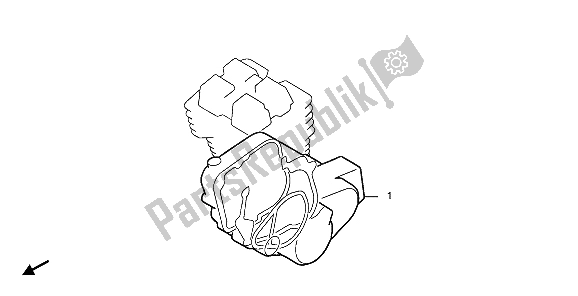 All parts for the Eop-2 Gasket Kit B of the Honda CB 125 TD 1988