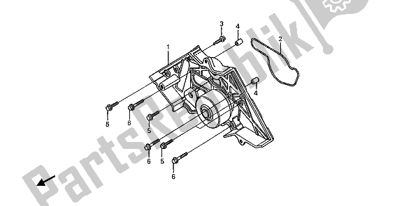 Todas las partes para Bomba De Agua de Honda ST 1100 1990