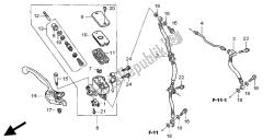 maître-cylindre de frein avant