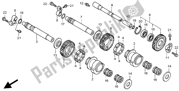 Toutes les pièces pour le Balancier du Honda CBR 1100 XX 1998