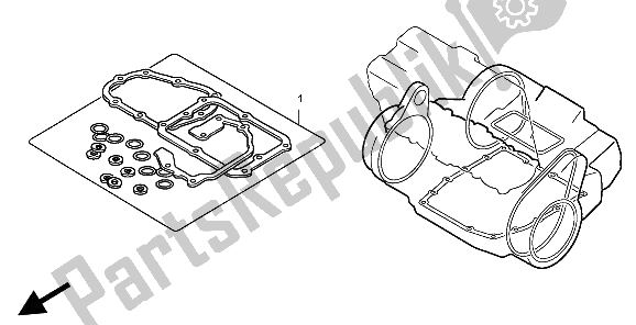 Tutte le parti per il Kit Di Guarnizioni Eop-2 B del Honda CBR 900 RR 1999