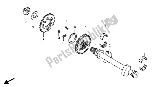 Wszystkie części do Stabilizator Honda CBF 500 2008