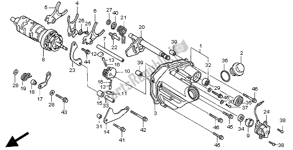 Wszystkie części do B? Ben Zmiany Biegów Honda CB 750F2 1998