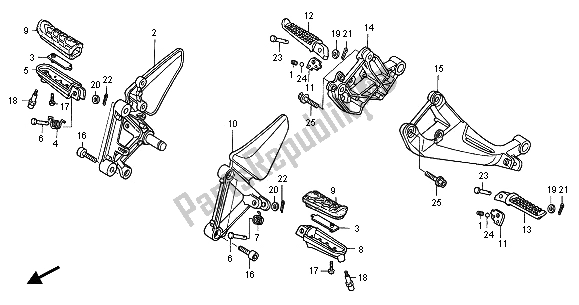 Tutte le parti per il Passo del Honda CBR 1100 XX 2005