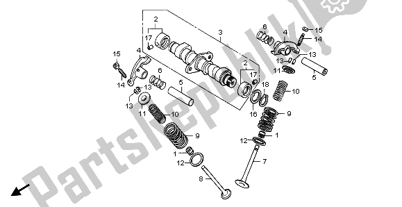 Wszystkie części do Wa? Ek Rozrz? Du I Zawór Honda CB 250 1996