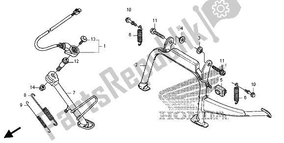 Wszystkie części do Stoisko Honda FES 125A 2012
